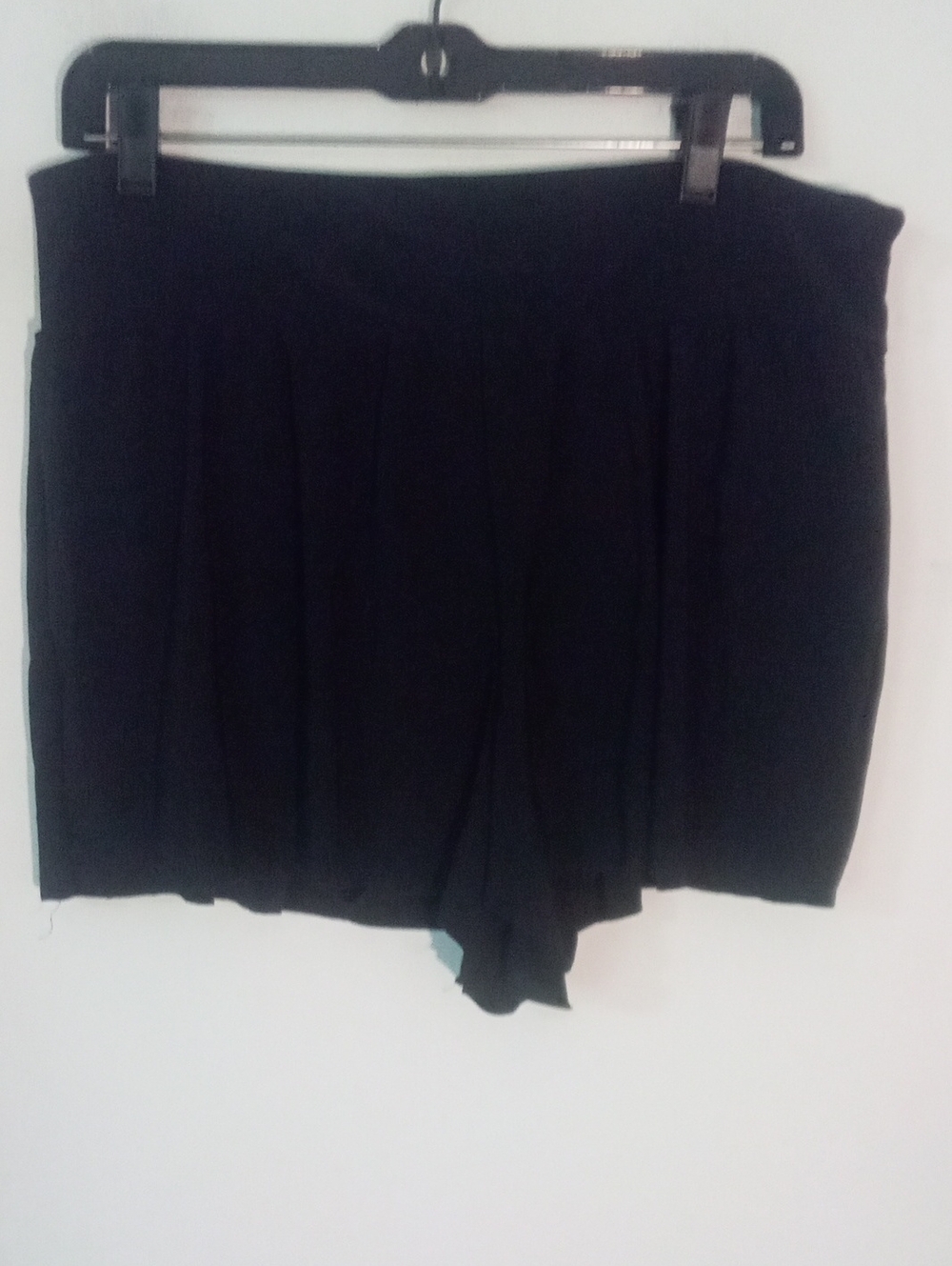 * Aqua Green Black High-Waist Swim Shorts Large NWT $26